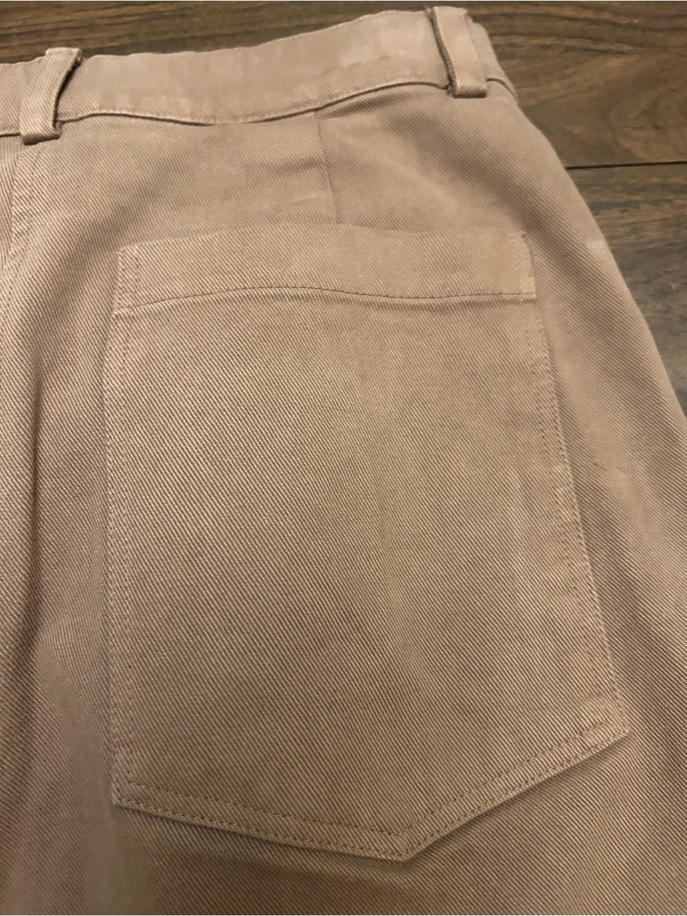 FIRST RITE High-Rise Wide-Leg Cropped Pants In Cocoa - Picture 11 of 16